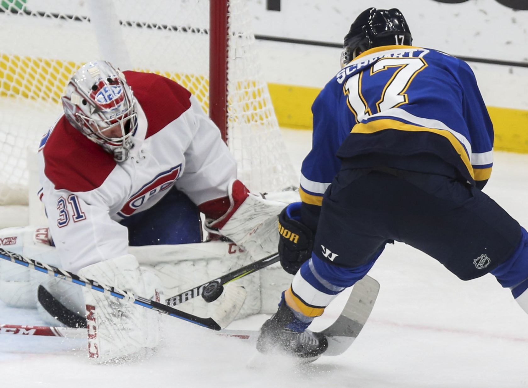 St. Louis Blues versus Montreal Canadians